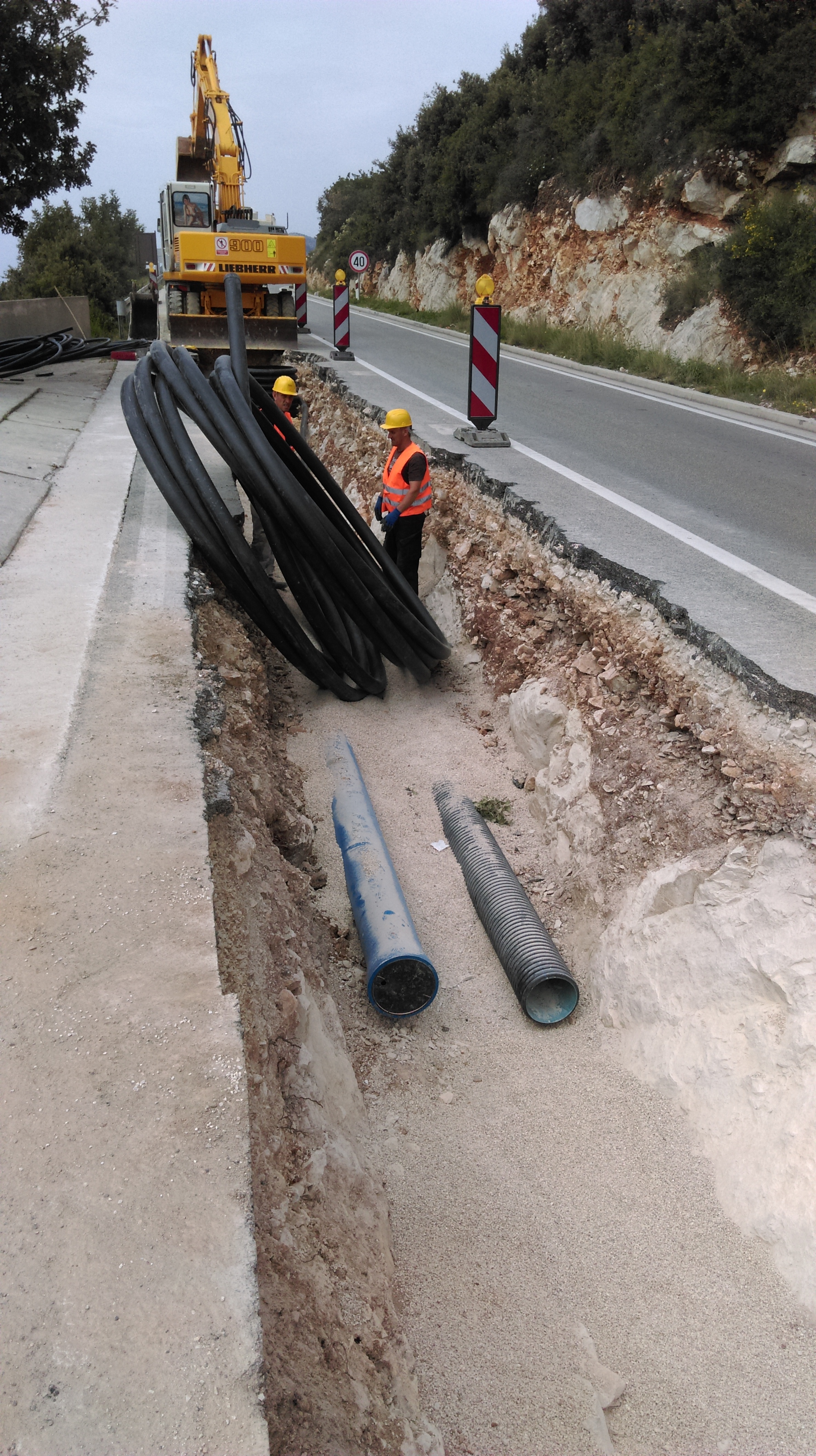 Vodoopskrbni cjevovod i kanalizacijski kolektori od Lozice do Mokošice, Dubrovnik